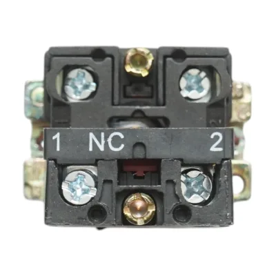 Pulsante indicatore LED rosso con protezione 1NC, 400V/10A, LAY5 Breckner Germany - immagine 3