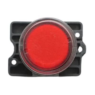 Pulsante indicatore LED rosso con resistenza integrata 1NC, 220V, LAY5 Breckner Germany - immagine 2