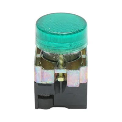Pulsante indicatore LED verde 24V LAY5 Breckner Germany - immagine 2