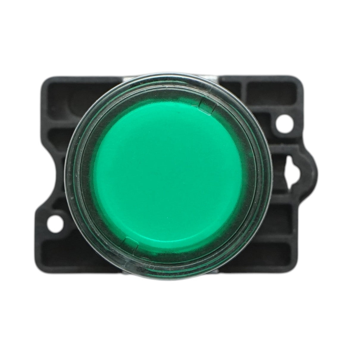 Pulsante indicatore LED verde con resistenza integrata 1NO, 24V LAY5 Breckner Germany - immagine 2