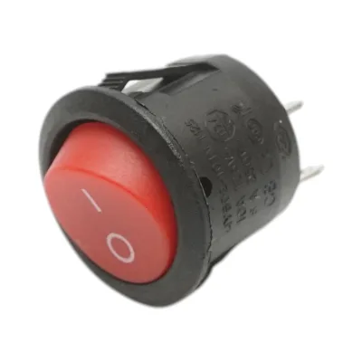 Pulsante interruttore ON/OFF con 2 pin 250V AC/6A universale - immagine 2