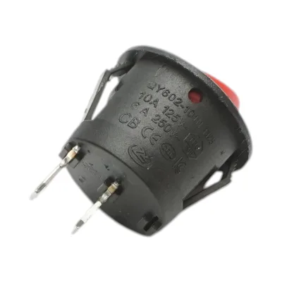 Pulsante interruttore ON/OFF con 2 pin 250V AC/6A universale - immagine 3
