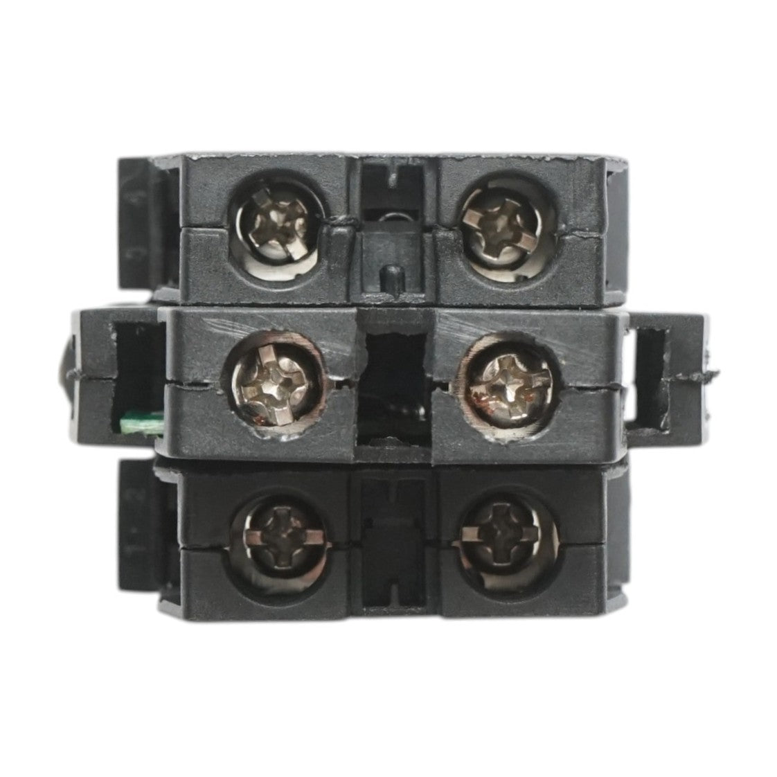 Pulsante luminoso 24V AC/DC LED verde con ritorno 1NO+1NC, 10A/600V AC, 1A/250V DC LA42 Breckner Germany - immagine 5