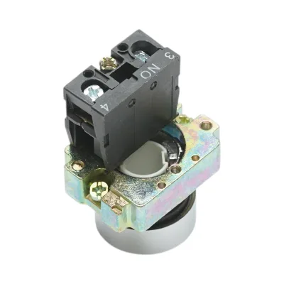 Pulsante nero con ritorno e marcatura 1NO, 400V/10A, LAY5 Breckner Germany - immagine 4