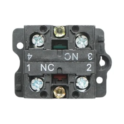 Pulsante rosso con ritorno 1NO+1NC, 400V/10A, LAY5 Breckner Germany - immagine 5