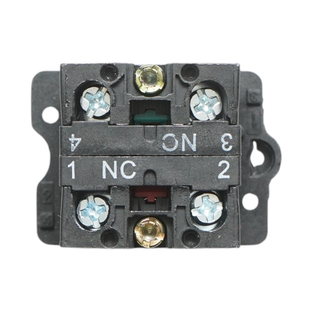 Pulsante rosso con ritorno 1NO+1NC, 400V/10A, LAY5 Breckner Germany - immagine 5