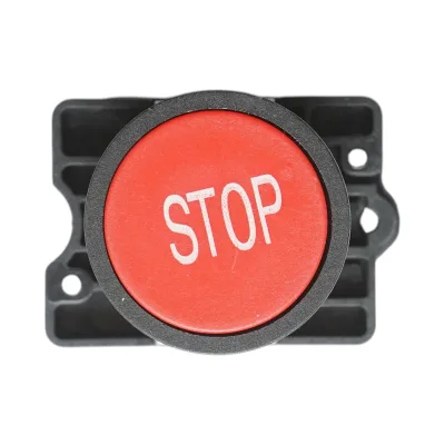 Pulsante STOP rosso con ritorno 1NC, 400V/10A, LAY5 Breckner Germany - immagine 2