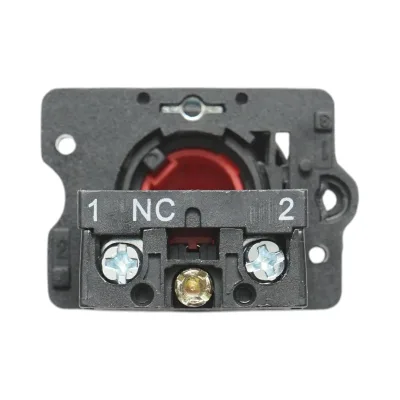 Pulsante STOP rosso con ritorno 1NC, 400V/10A, LAY5 Breckner Germany - immagine 5