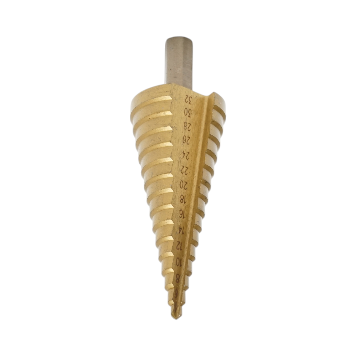 Punta conica a 15 gradini da 4-32 mm in acciaio HSS 4241 per metallo, alluminio, legno, plastica, ottone - immagine 3