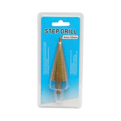 Punta conica a 15 gradini da 4-32 mm in acciaio HSS 4241 per metallo, alluminio, legno, plastica, ottone - immagine 5