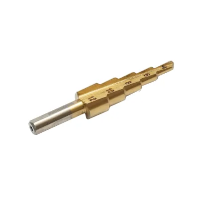 Punta conica Crownman a 5 gradini da 4-12 mm in acciaio HSS 4241 per metallo, alluminio, legno, plastica, ottone - immagine 3