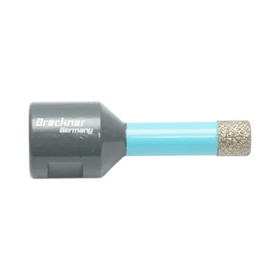 Punta diamantata a corona 10x62mm, filettatura interna M14 per piastrelle in ceramica, marmo e granito Breckner Germany - immagine 2