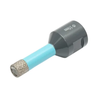 Punta diamantata a corona 10x62mm, filettatura interna M14 per piastrelle in ceramica, marmo e granito Breckner Germany - immagine 3