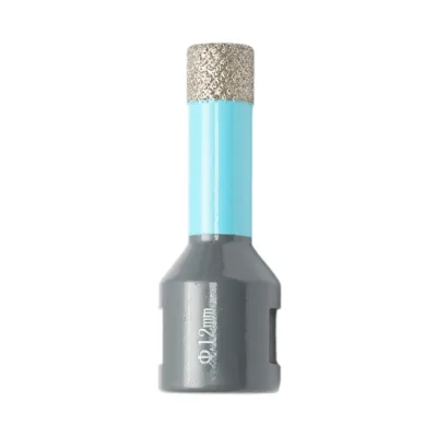 Punta diamantata a corona 12x62mm, filettatura interna M14 per piastrelle in ceramica, marmo e granito Breckner Germany