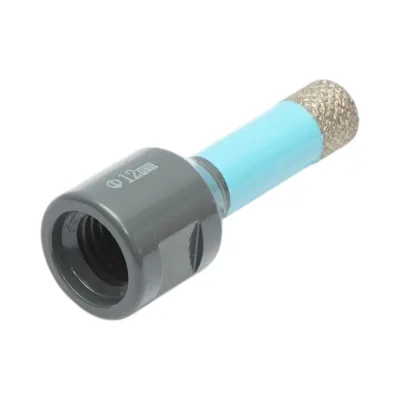 Punta diamantata a corona 12x62mm, filettatura interna M14 per piastrelle in ceramica, marmo e granito Breckner Germany - immagine 4