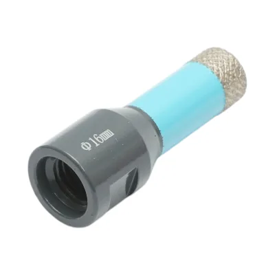 Punta diamantata a corona 16x62mm, filettatura interna M14 per piastrelle in ceramica, marmo e granito Breckner Germany - immagine 4