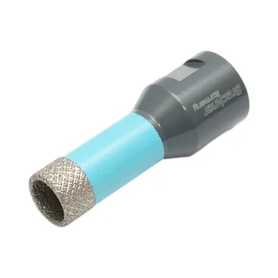 Punta diamantata a corona 16x62mm, filettatura interna M14 per piastrelle in ceramica, marmo e granito Breckner Germany - immagine 3