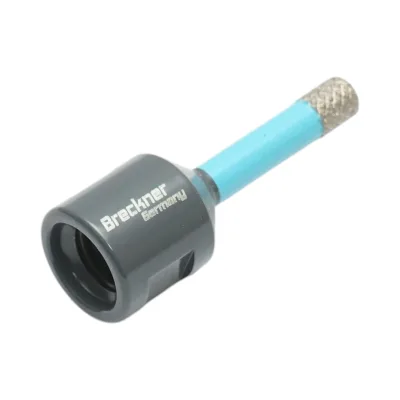 Punta diamantata a corona 8x62mm, filettatura interna M14 per piastrelle in ceramica, marmo e granito Breckner Germany - immagine 4