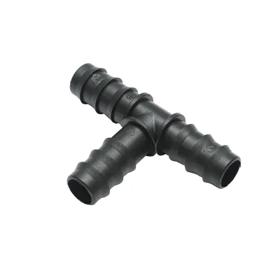Quadrato a T connettore per tubo di gocciolamento D16x16x16mm per sistemi di irrigazione - immagine 2