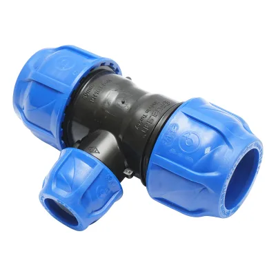 Quadrato a T di compressione D40x25x40mm, PN6 per sistemi di irrigazione - immagine 2