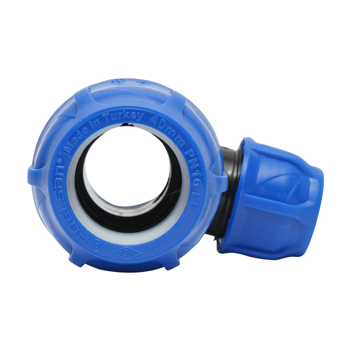 Quadrato a T di compressione D40x25x40mm, PN6 per sistemi di irrigazione - immagine 3