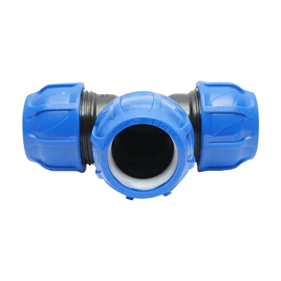 Quadrato a T di compressione uguale D63x63x63mm PN16 PEHD. - immagine 2