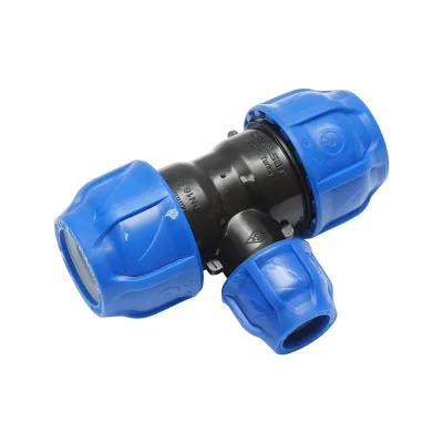 Quadrato a T di riduzione con filettatura interna D32x20x32mm, PN16 per sistemi di irrigazione - immagine 3