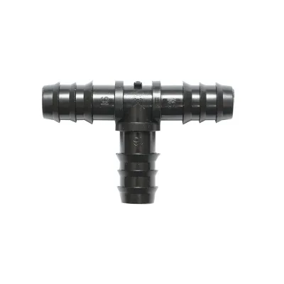 Quadrato a T, connettore per tubo di gocciolamento D16x16x16mm per sistemi di irrigazione