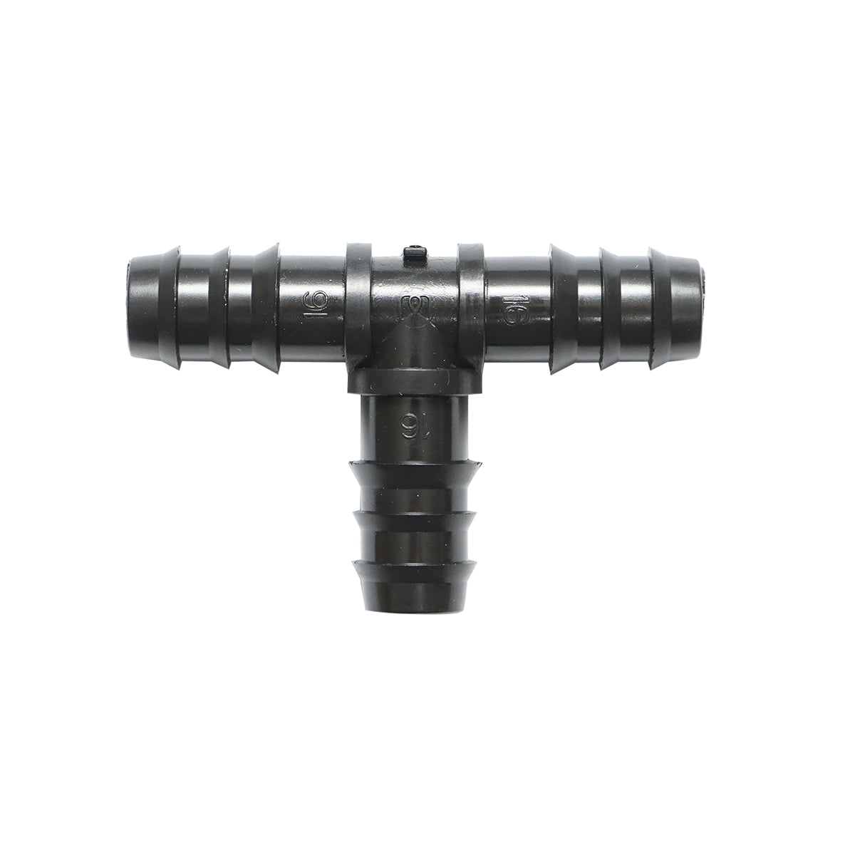 Quadrato a T, connettore per tubo di gocciolamento D16x16x16mm per sistemi di irrigazione