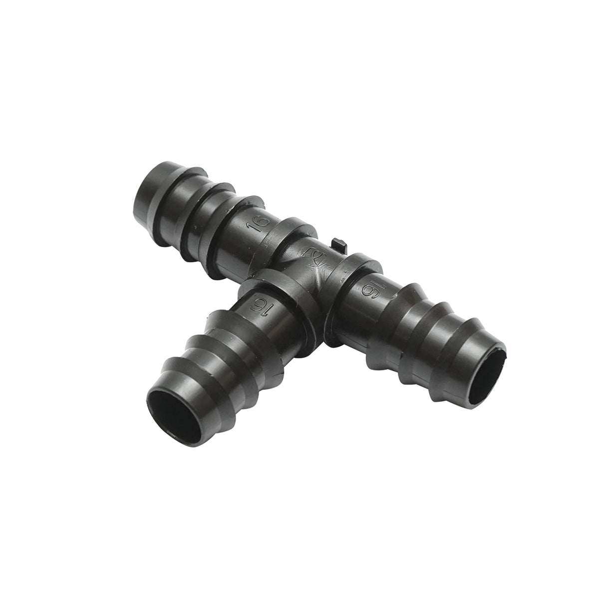 Quadrato a T, connettore per tubo di gocciolamento D16x16x16mm per sistemi di irrigazione - immagine 2