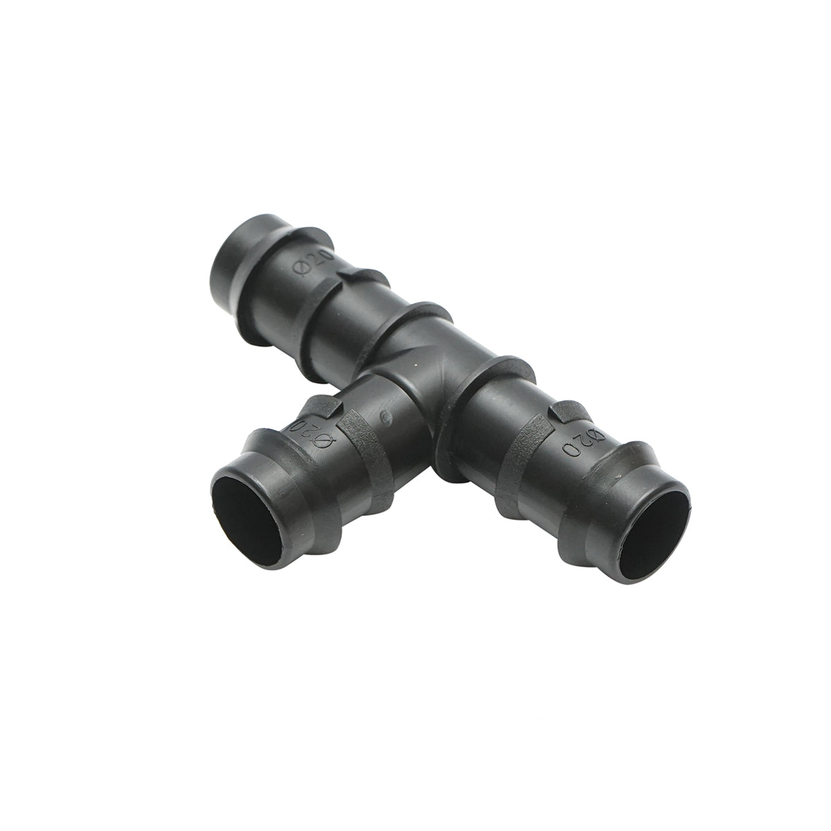 Quadrato a T, connettore per tubo di gocciolamento D20x20x20mm per sistemi di irrigazione - immagine 2
