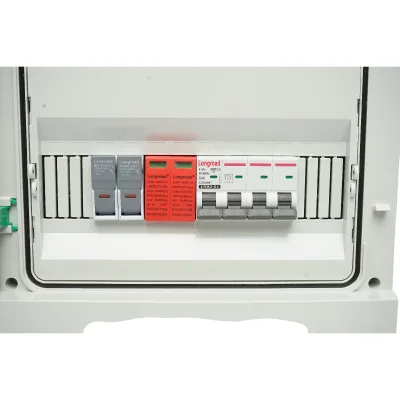 Quadro con fusibile di protezione da 380 V per impianti fotovoltaici DC/AC da 5-10 KW con 2 stringhe - immagine 6