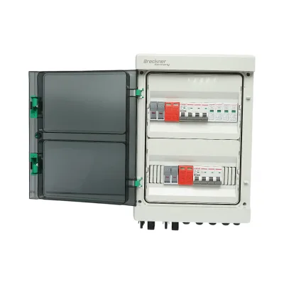 Quadro con fusibile di protezione da 380 V per impianti fotovoltaici DC/AC da 5-10 KW con 2 stringhe