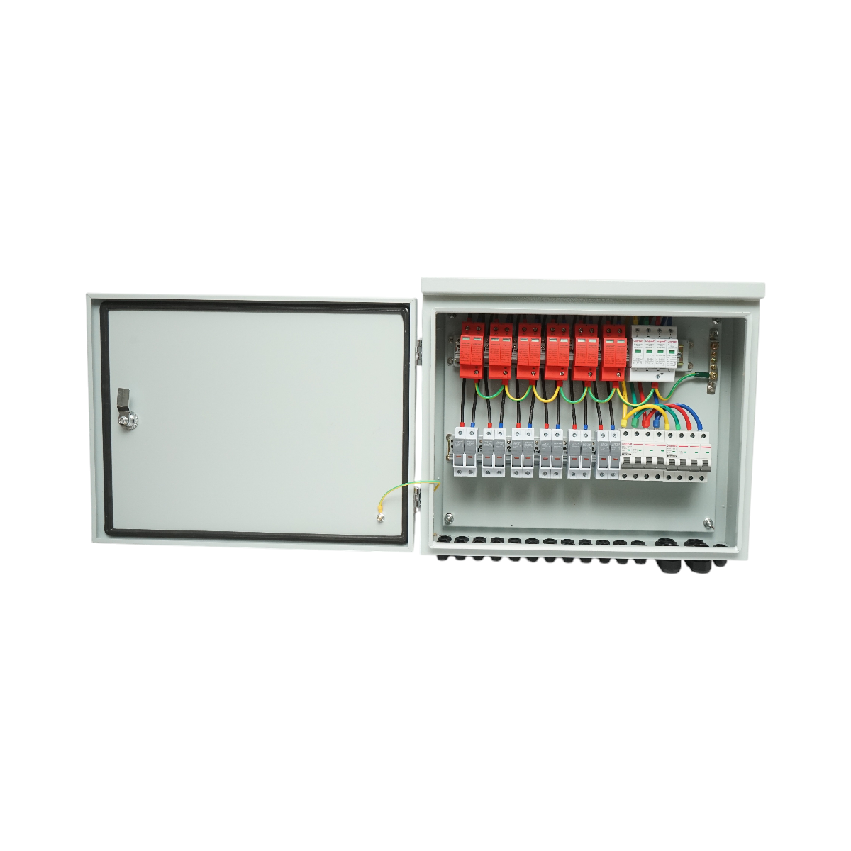 Quadro di protezione con fusibile 380V per impianti fotovoltaici 20-30KW DC/AC con 6 stringhe IP65