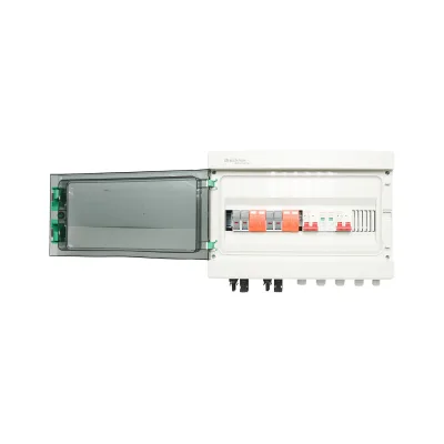 Quadro di protezione DC/AC equipaggiato per sistemi fotovoltaici da 3–6 kW con inverter ON/OFF Grid per prosumer.