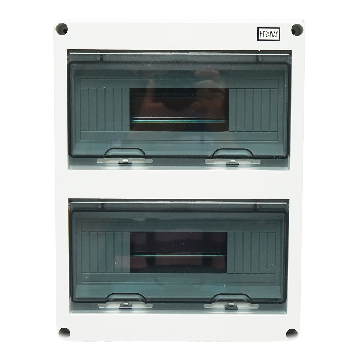 Quadro elettrico da parete, 2 file, 24 moduli, IP65, 420x295x130mm