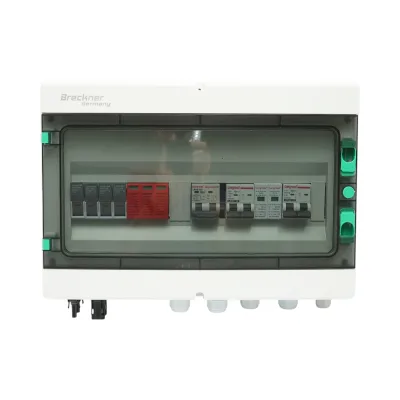 Quadro fusibili equipaggiato DC/AC 3–5 kW con protezione batterie 100 Ah per inverter ON/OFF Grid prosumer Breckner Germany - immagine 2
