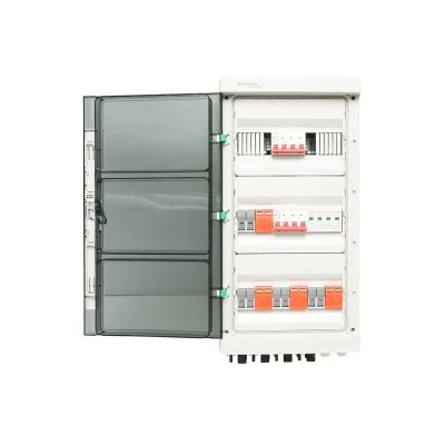 Quadro fusibili equipaggiato DC/AC per sistemi fotovoltaici 10–20 kW con inverter ON/OFF Grid prosumer