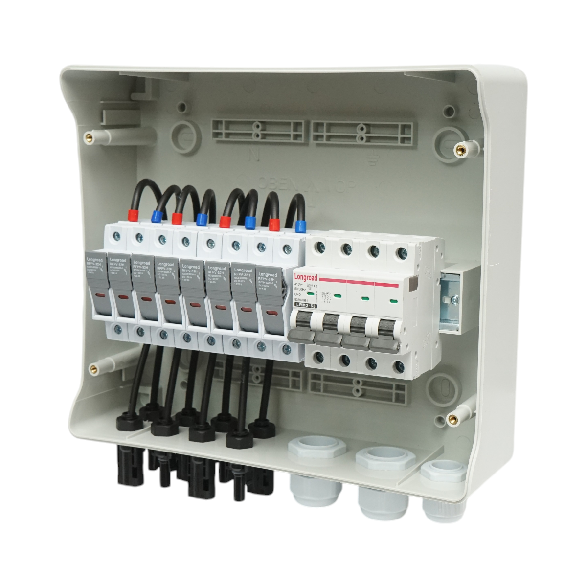 Quadro portafusibili da 12 moduli, dotato di trifase per impianti da 10-20KW Breckner Germany - immagine 6