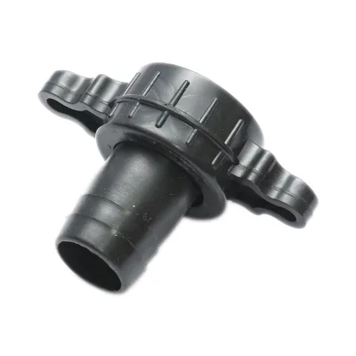 Raccordo  da 1 pollice con dado e guarnizione in PVC per tubo di irrigazione acqua con filettatura interna - immagine 3