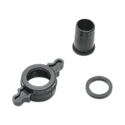 Raccordo  da 1 pollice con dado e guarnizione in PVC per tubo di irrigazione acqua con filettatura interna - immagine 4