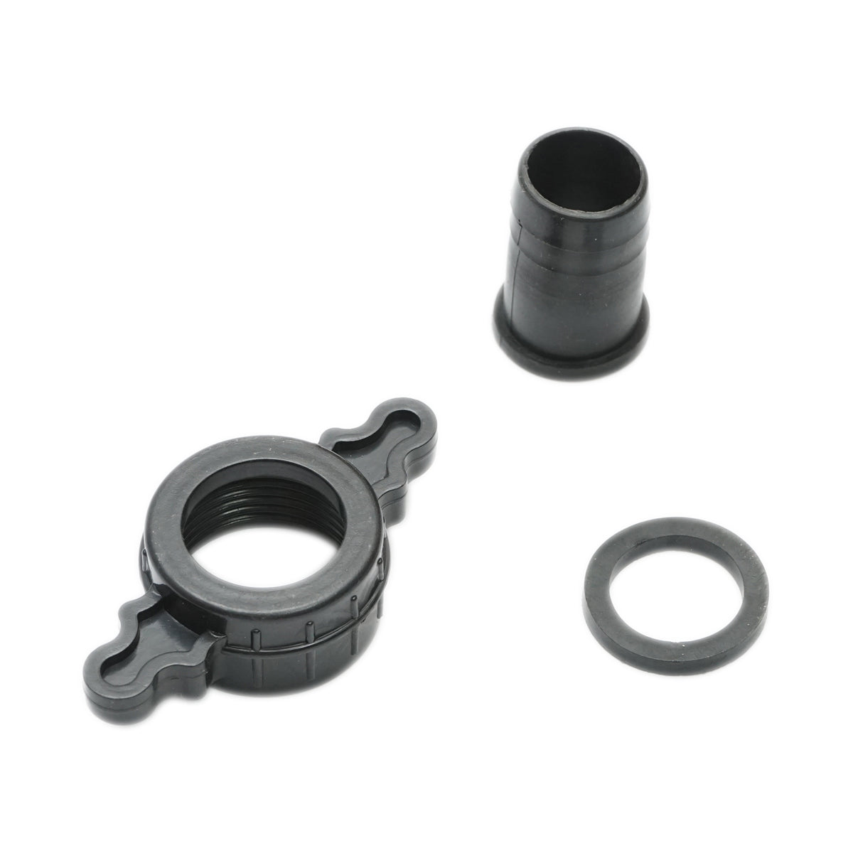 Raccordo  da 1 pollice con dado e guarnizione in PVC per tubo di irrigazione acqua con filettatura interna - immagine 4