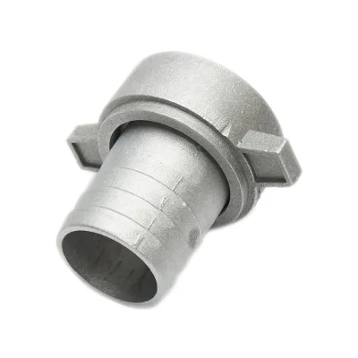 Raccordo  da 1,5 pollici con dado e guarnizione in alluminio per tubo di irrigazione acqua con filettatura interna - immagine 2