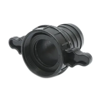 Raccordo  da 1,5 pollici con dado e guarnizione in PVC per tubo di irrigazione acqua con filettatura interna - immagine 4