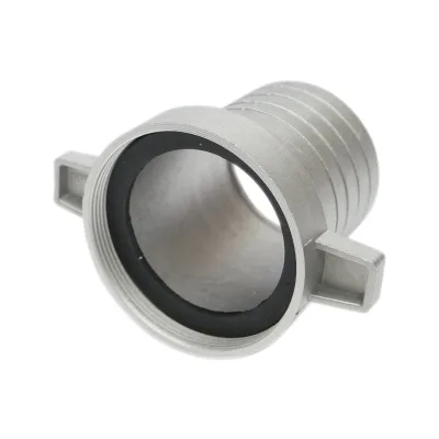 Raccordo  da 3 pollici con dado e guarnizione in alluminio per tubo di irrigazione acqua con filettatura interna - immagine 4