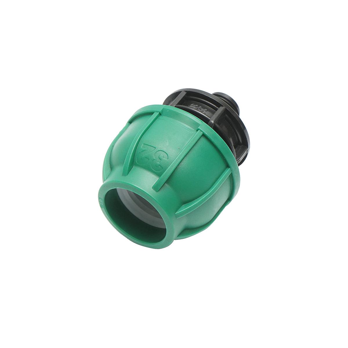 Raccordo a compressione 32mm X 1/2", per sistemi di irrigazione Manicotto Raccordo Tubi Raccordo di giunzione a compressione 32mm X 1/2" per sistemi di irrigazione - immagine 3