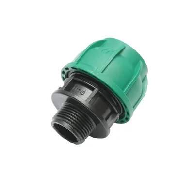 Raccordo a compressione 40mm X 1", per sistemi di irrigazione Manicotto Raccordo Tubi Raccordo di giunzione a compressione 40mm X 1" per sistemi di irrigazione - immagine 2