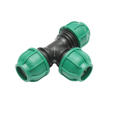 Raccordo a Compressione a "T" 25mm X 25mm X 25mm per sistemi irrigazione Raccordo/Manicotto/Connettore Giunto a T per tubo irigazione - immagine 3