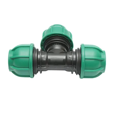 Raccordo a Compressione a "T" 25mm X 25mm X 25mm per sistemi irrigazione Raccordo/Manicotto/Connettore Giunto a T per tubo irigazione - immagine 2