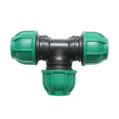 Raccordo a Compressione a "T" 25mm X 25mm X 25mm per sistemi irrigazione Raccordo/Manicotto/Connettore Giunto a T per tubo irigazione - immagine 4